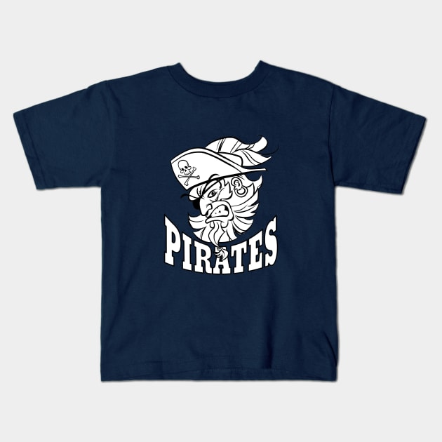 Pirates Mascot Kids T-Shirt by Generic Mascots